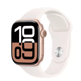 Apple Watch S10 GPS/42mm RGold alu.case/Lblue sp.band M/L