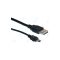 WIRETEK kábel USB Összekötő A - Mini  5pin, 2m, Male/Male