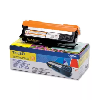  Brother Toner TN-325Y, Nagy töltetű - 3500 oldal (ISO/IEC 19798), Sárga