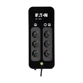   EATON UPS 3S (3+3 Schuko) 550VA (330 W) OFFLINE szünetmentes tápegység, torony - USB interfész felügyeleti szoftverrel