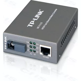   TP-LINK Optikai Media Konverter WDM 100(réz)-100FX(SC) Single mód, MC111CS