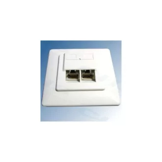 ROLINE fali aljzat STP CAT6 2xRJ45 süllyesztett