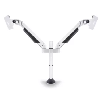   MULTIBRACKETS 2 karos asztali konzol, M VESA Gas Lift Arm Dual White (15-32", max.VESA: 100x100 mm, 10 kg)