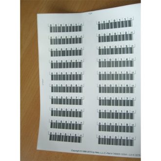  IBM Adatkazetta - LTO (4/5/6/7/8/9) BAR CODE (Matrica) (20 db) - Adott tartományba nyomtatva!