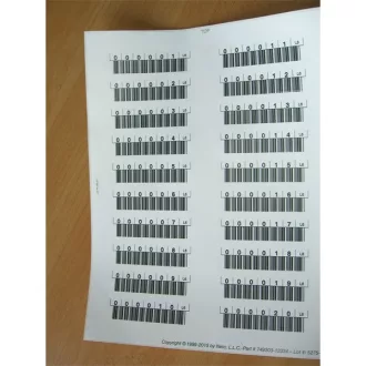   IBM Adatkazetta - LTO (4/5/6/7/8/9) BAR CODE (Matrica) (20 db) - Adott tartományba nyomtatva!