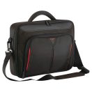 TARGUS Notebook táska Briefcase / Classic 14" Clamshell Case - Black/Red
