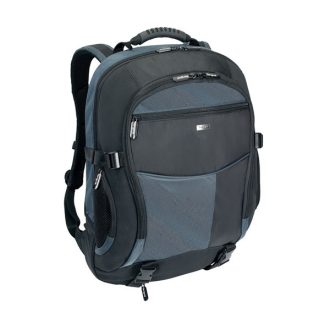   TARGUS Notebook hátizsák TCB001EU, Atmosphere 17-18" XL Laptop Backpack - Black/Blue