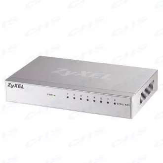   ZYXEL Switch 8x1000Mbps, Fémházas Asztali, GS-108BV5-EU0101F