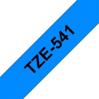   BROTHER szalag TZe-541, Kék alapon Fekete, Laminált, 18mm  0.7", 8 méter