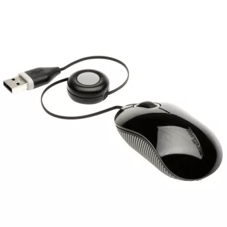   TARGUS Vezetékes egér AMU75EU, Compact Blue Trace Mouse - Black