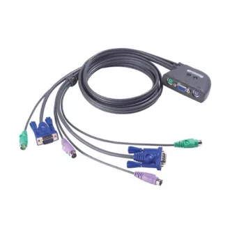 ATEN KVM Switch Easy KVM switch - 2PC PS/2 +kábelkészlet