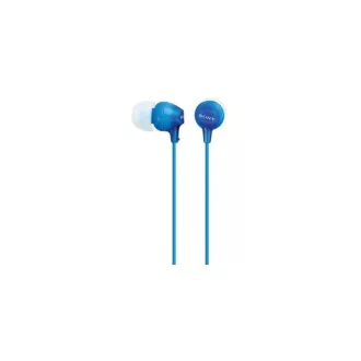   SONY MDREX15LPLIZLI.AE, 18-22000 Hz, 16 ohm, 3.5 mm Jack, 1,2 m Vezetékes szilikonos Fülhallgató, Kék