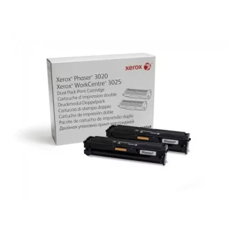   XEROX Phaser® 3020 / WorkCentre® 3025 Dual Pack 1.5K Print Cartridge