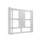 MULTIBRACKETS Fali motoros konzol, M Motorized Wallmount 160 kg White SD (42-110")