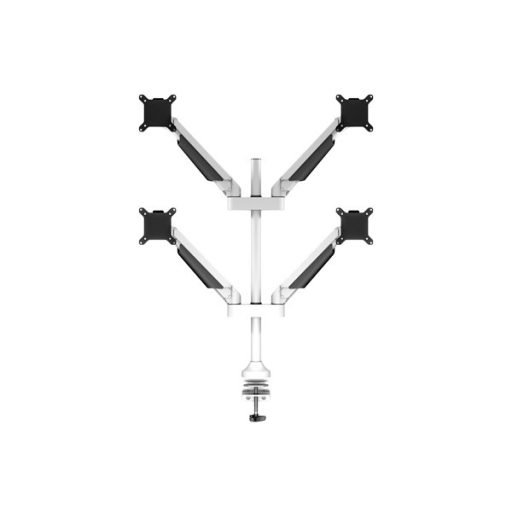 MULTIBRACKETS 4 karos asztali konzol, M VESA Gas Lift Arm Quad White (15-32", max.VESA: 100x100 mm, 10 kg)