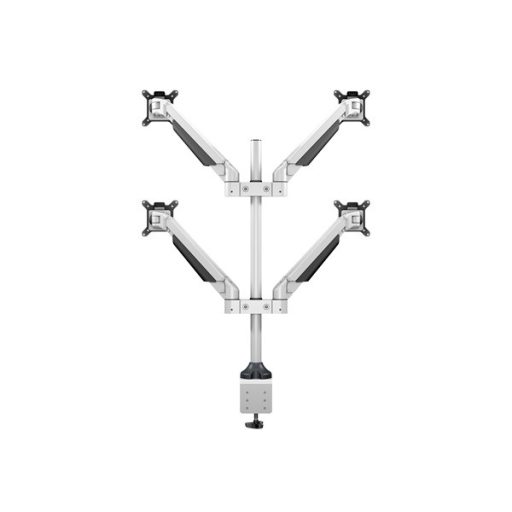 MULTIBRACKETS 4 karos asztali konzol, M VESA Gas Lift Arm Quad White (15-32", max.VESA: 100x100 mm, 10 kg)