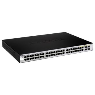   D-LINK Switch 44x1000Mbps + 4xGigabit kombó SFP Menedzselhető Rackes, DGS-1210-48/E