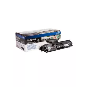 Brother Toner TN-321BK, Normál - 2500 oldal, Fekete