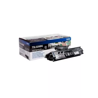   Brother Toner TN-329BK, Szuper nagy töltetű - 6000 oldal, Fekete