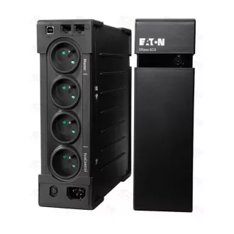   EATON UPS Ellipse ECO (3+1 Schuko) 650VA (400 W) OFFLINE szünetmentes tápegység, rack(2U)/torony - USB interfész felügye