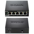 D-LINK Switch 5x1000Mbps Fémházas Asztali, DGS-105/E