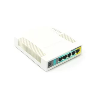   MIKROTIK Wireless Router 5x100Mbps, Wi-Fi 4, Asztali, RB951UI-2ND