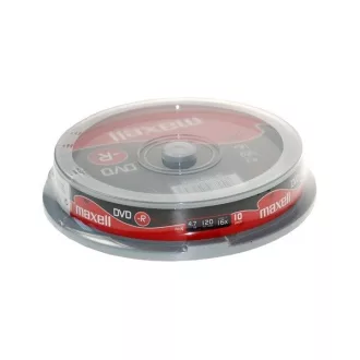 MAXELL DVD lemez -R 4.7GB 10db/Csomag 16x Slim tok