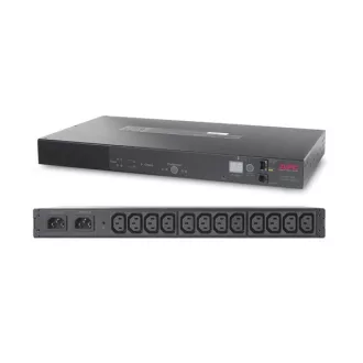   APC AP7721 RACK ATS, 10 A/230 V, 12 A/208 V, C14 BE, (12) C13 KI