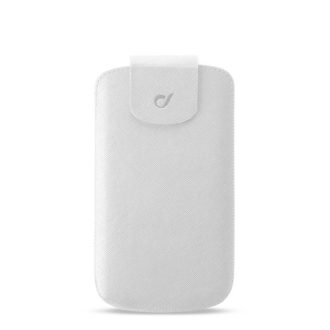   Cellularline univerzális mobiltelefon tok, PRESTIGE, XXL, fehér