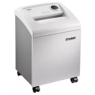   DAHLE Iratmegsemmisítő 40104 BaseCLASS, Kártya/Gémkapocs, 16 lap (70gr), 13 lap (80gr), P-2T-2|E-2|, 6m/min, 30 liter