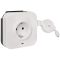 LEGRAND 2P+F csatlakozóajzat +2xUSB aljzat túlfeszültség-levezetővel