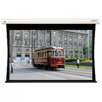   FUNSCREEN 108" (16:9) Premium Plus motoros vetítővászon (oldalfeszített, Méret: 260x156 cm, Látható méret: 234x146 cm)