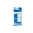 BROTHER Textil szalag TZe-R231, Fehér alapon Fekete, 12mm  0.47", 4 méter
