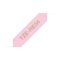 BROTHER Textil szalag TZe-RE34, Pink alapon Arany, 12mm  0.47", 4 méter