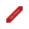 BROTHER Textil szalag TZe-RW34, Bordó alapon Arany, 12mm  0.47", 4 méter