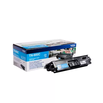   Brother Toner TN-900C, Szuper nagy töltetű - 6000 oldal, Cián