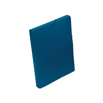   VIQUEL Gumis mappa, 30 mm, PP, A4, VIQUEL "Coolbox", kék