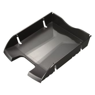   HELIT Irattálca, műanyag, törhetetlen,"Nestable Green Logic", fekete