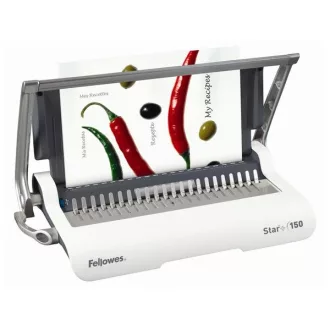   FELLOWES Spirálozógép, műanyag spirálkötéshez, manuális, 150 lap,"Star+"