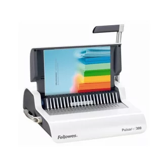   FELLOWES Spirálozógép, műanyag spirálkötéshez, manuális, 300 lap,"Pulsar+"