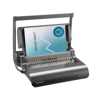   FELLOWES Spirálozógép, műanyag spirálkötéshez, manuális, 500 lap,"Quasar+"