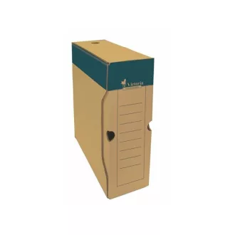   VICTORIA Archiváló doboz, A4, 100 mm, karton, VICTORIA, natúr