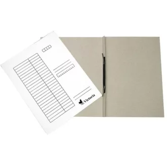 VICTORIA Gyorsfűző, karton, A4, VICTORIA, fehér