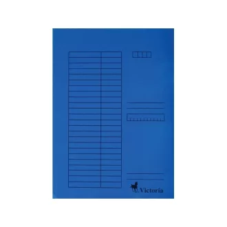 VICTORIA Gyorsfűző, karton, A4, VICTORIA, kék