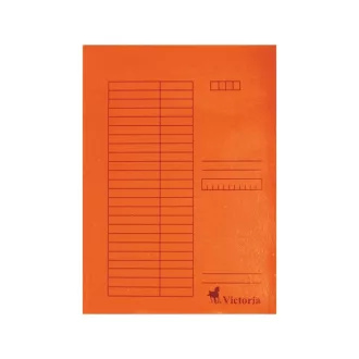 VICTORIA Gyorsfűző, karton, A4, VICTORIA, narancs