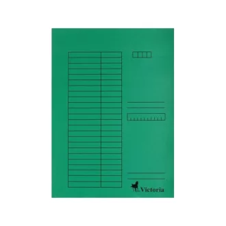 VICTORIA Gyorsfűző, karton, A4, VICTORIA, zöld