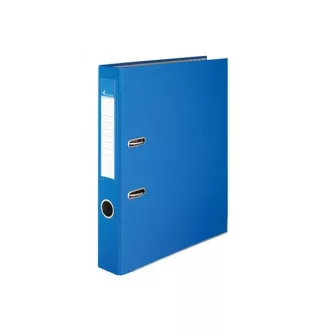   VICTORIA Iratrendező, 50 mm, A4, PP/karton, élvédő sínnel, VICTORIA, "Basic", kék