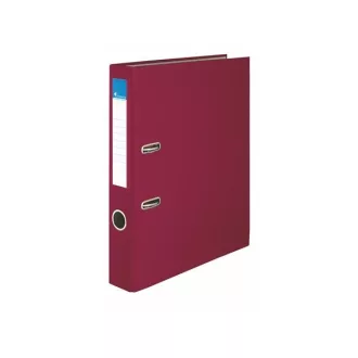   VICTORIA Iratrendező, 50 mm, A4, PP/karton, VICTORIA, "Basic", bordó