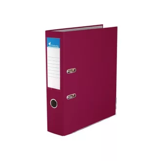   VICTORIA Iratrendező, 75 mm, A4, PP/karton, élvédő sínnel, VICTORIA, "Basic", bordó