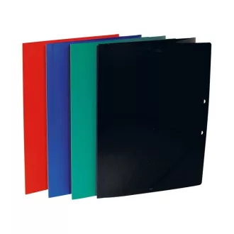 VICTORIA Gumis mappa, 15 mm, PP, A4, VICTORIA, kék